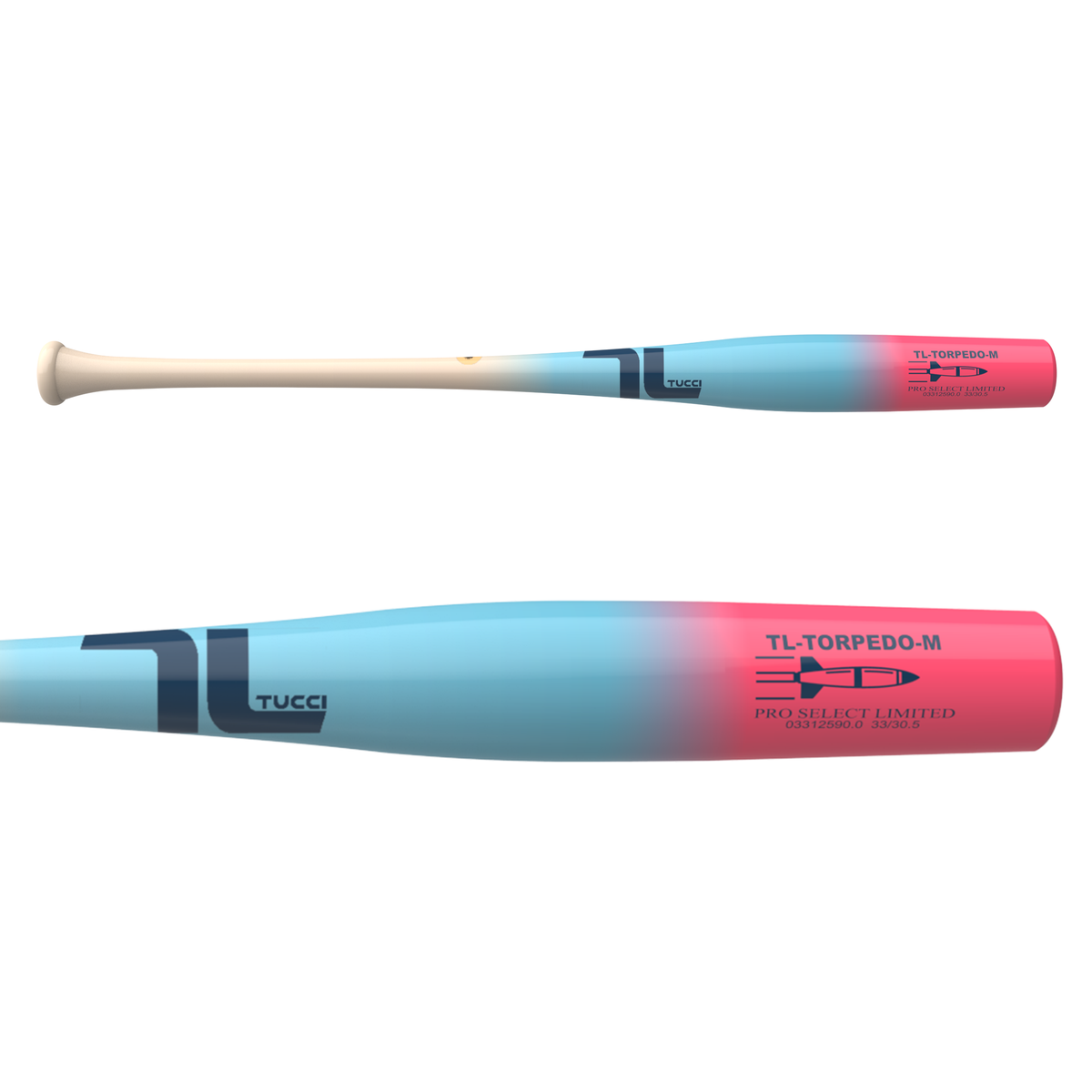 TL-TORPEDO PRO SELECT LIMITED WOOD BAT - FIRECRACKER